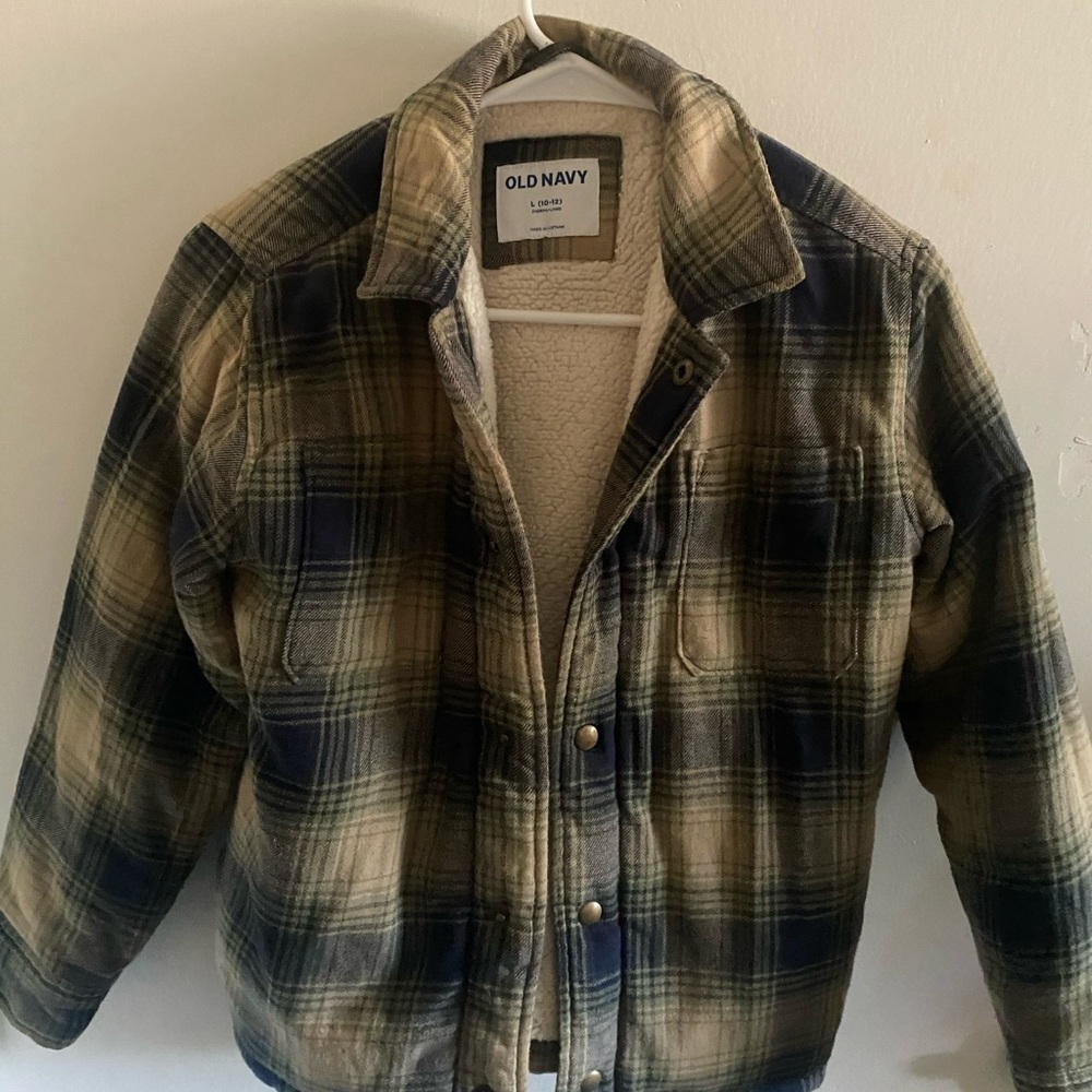 Old Navy Jacket in Blue and Hunter Green